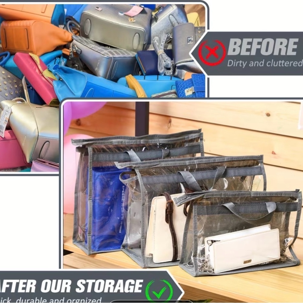 Transparent, heavy duty, dusty, organizer, safe from dust, moisture, & scratches - Picture 3 of 6